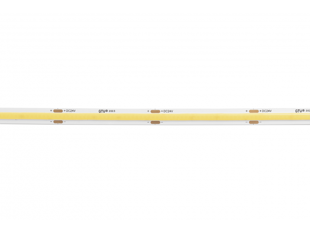 Strip Led Adesivo 5mt 24v Ip20 Luce Continua Reel Cob Dual Light 10w mt 120°800lm/mt 6500k | GTV - immagine 5